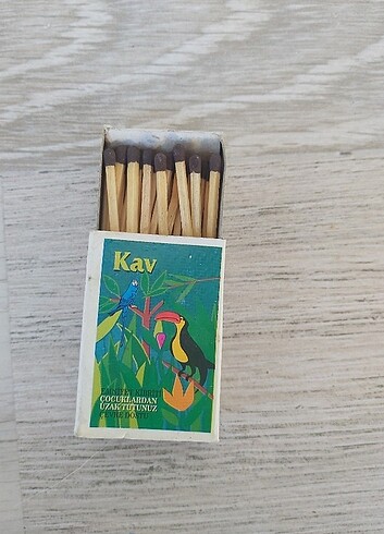 1996 vintage kibrit kutusu