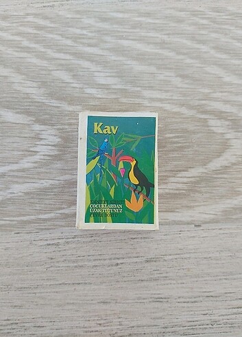 1996 vintage kibrit kutusu