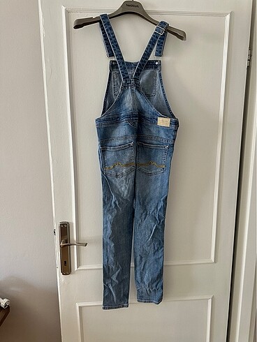 Mango Kız çocuk salopet bahçıvan tulum 9-10yaş