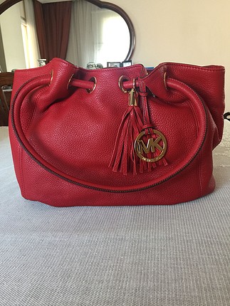 universal Beden kırmızı Renk Michael kors etiketi üzerinde