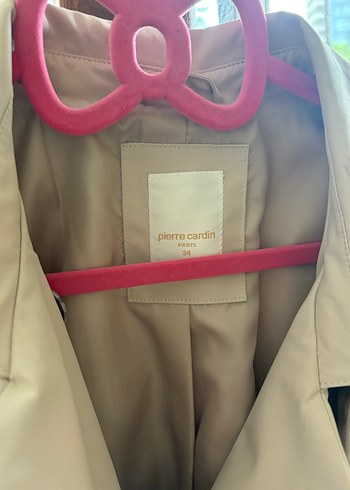 Pierre Cardin Bej Midi Pierre Cardin Kadin Trenckot