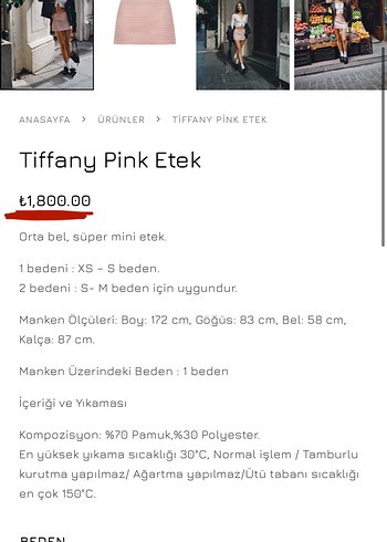 Zara Zara Pembe Mini Etek