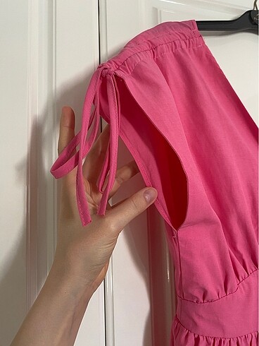 m Beden Zara pembe elbise