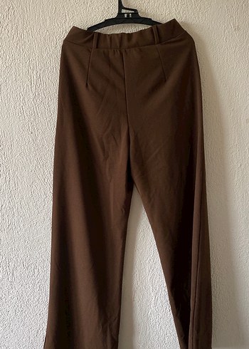 Kahverengi Kadın Kumaş Pantolon - Görsel 2