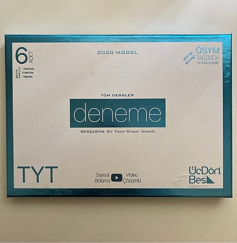 3-4-5 Yayınları TYT Deneme