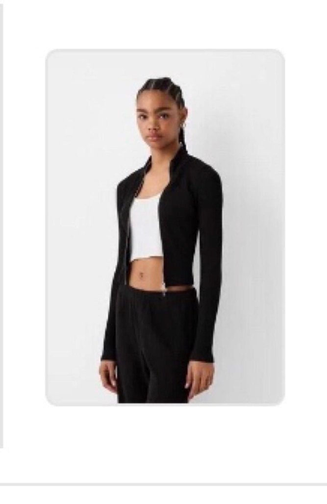 Beyaz V Yaka Kadın Eşofman Takımı - Görsel 3