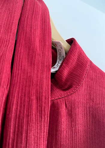 40 Beden Bordo Tunik Yüksek Yaka