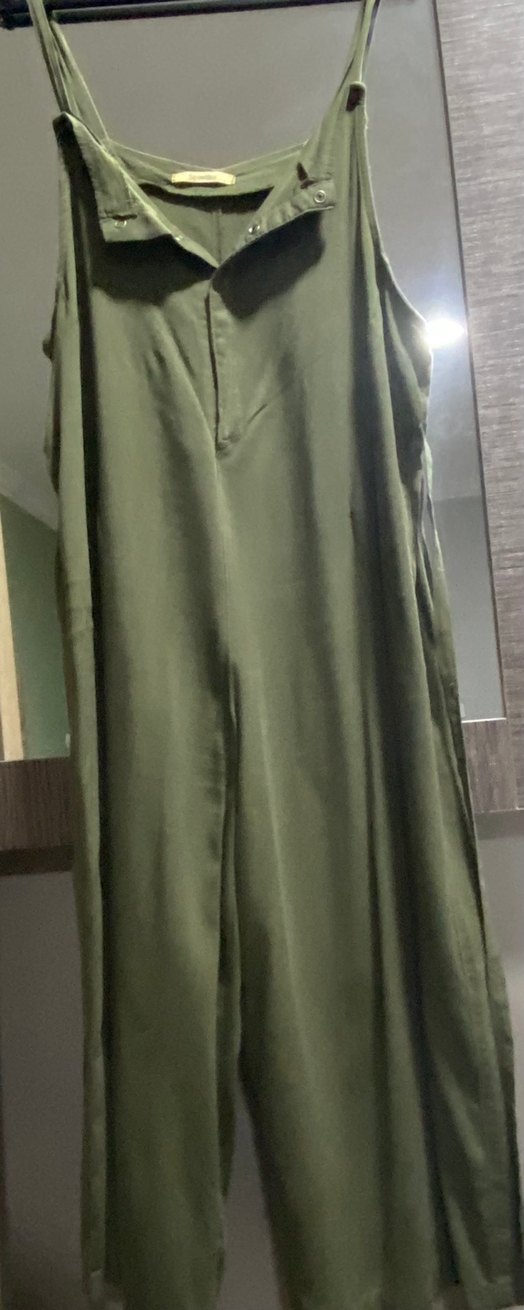 Yeşil Salaş Kadın Tulum - Görsel 2