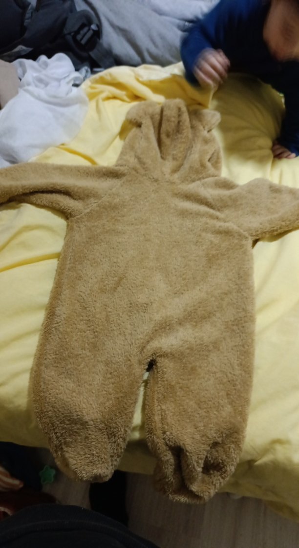 Kahverengi Bebek Peluş Tulum - Görsel 3