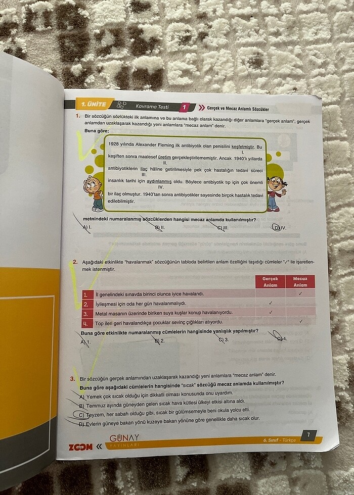 6.sınıf kitap - Görsel 4