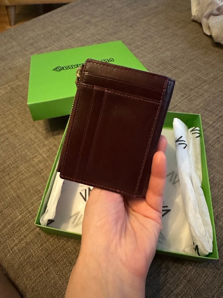 Kahverengi-kırmızı cüzdan - Görsel 2