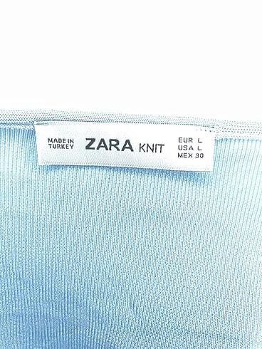 l Beden mavi Renk Zara Mini Etek %70 İndirimli.
