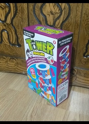  Beden Renkli Tower Penguen Denge Balans Oyunu Eğitici Oyuncak