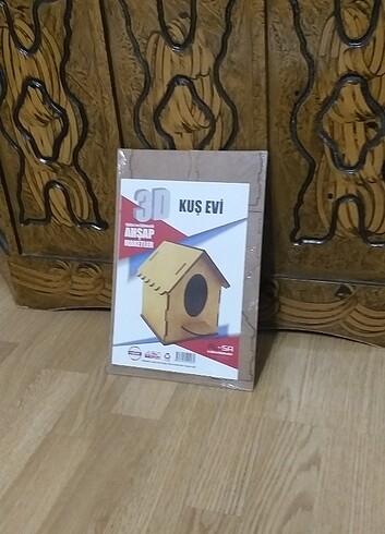 3D Ahşap Maketler Kuş Evi