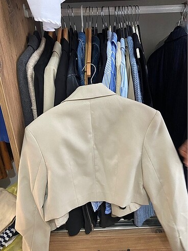 xs Beden Bershka Crop Blazer