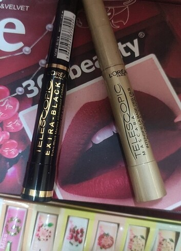 Telescopic Maskara Loreal Paris acılmamış mağza urunu 2li 