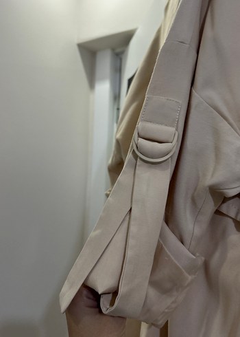 Vero Moda Bej Midi Trençkot - Görsel 4