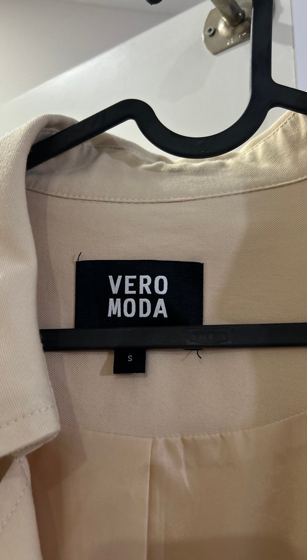 Vero Moda Bej Midi Trençkot - Görsel 2
