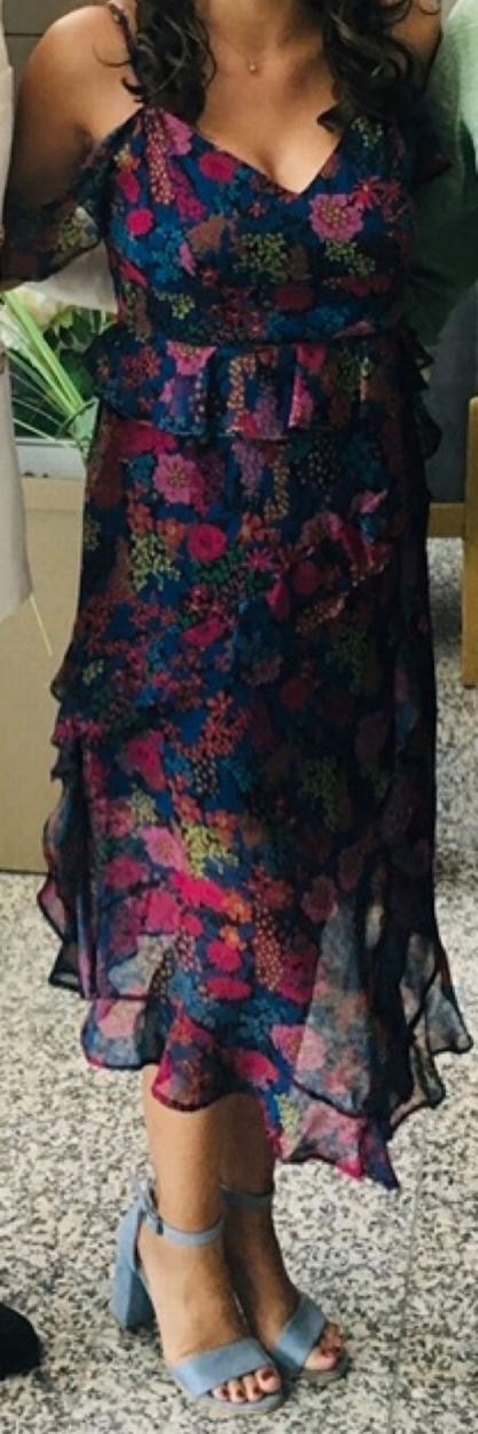 Çok Renkli Elbise - Görsel 2