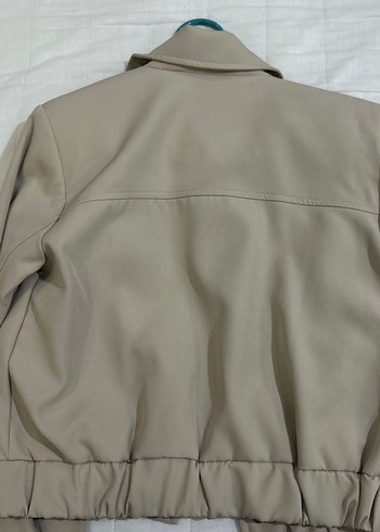 Düğmeli Bej Midi Kadın Ceket - Görsel 4