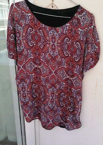 Bordo Bohem Desenli