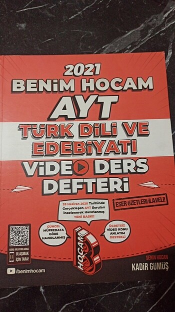 AYT Benim Hocam Türk Dili ve Edebiyatı Soru Bankası ve Konu anla