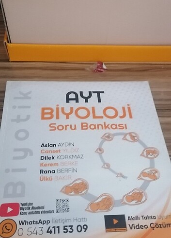 Biyotik ayt biyoloji soru bankası 