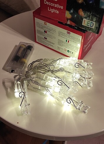 10 mandallı LED ışık 