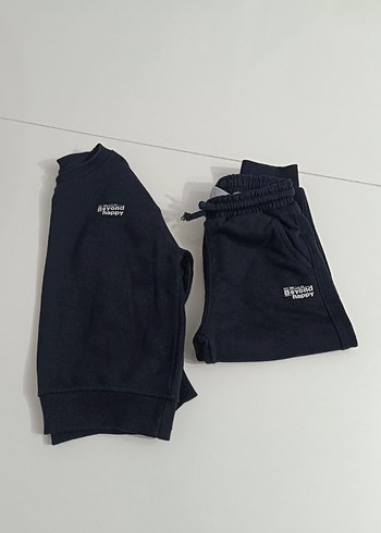 Erkek Siyah Salaş Eşofman Takımı - Görsel 4