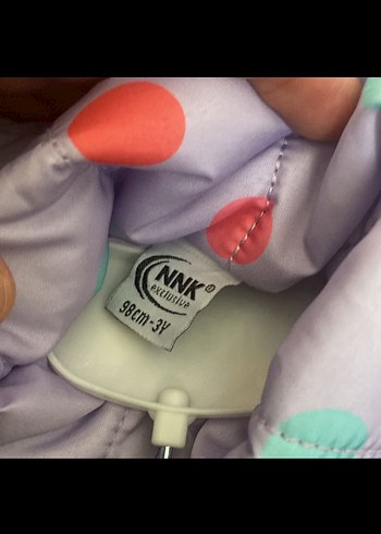 Kız Çocuk Renkli Puantiyeli Yelek - Görsel 2