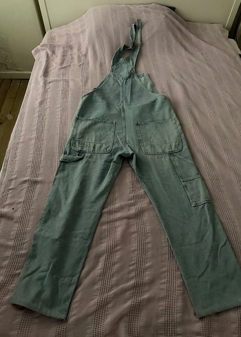 H&M Buz Mavisi Askili Pantolon Xl