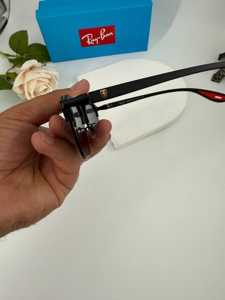 Ray-Ban Siyah Modern Klasik Unisex Güneş Gözlüğü - Görsel 4