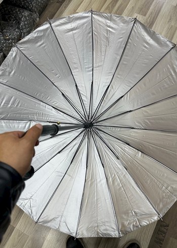 Klasik Siyah Tokalı Unisex Şemsiye - Görsel 2