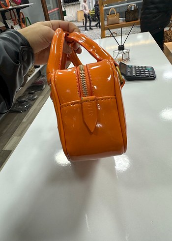 Parlak Turuncu Miu Miu Deri Kadın Çanta - Görsel 2