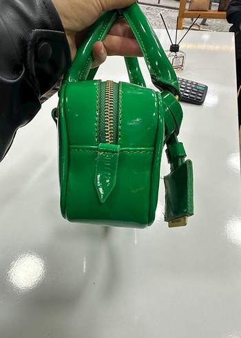 Parlak Yeşil Miu Miu Deri Kadın Çanta - Görsel 3