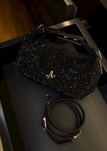 Taşlı Beymen çanta - Görsel 2