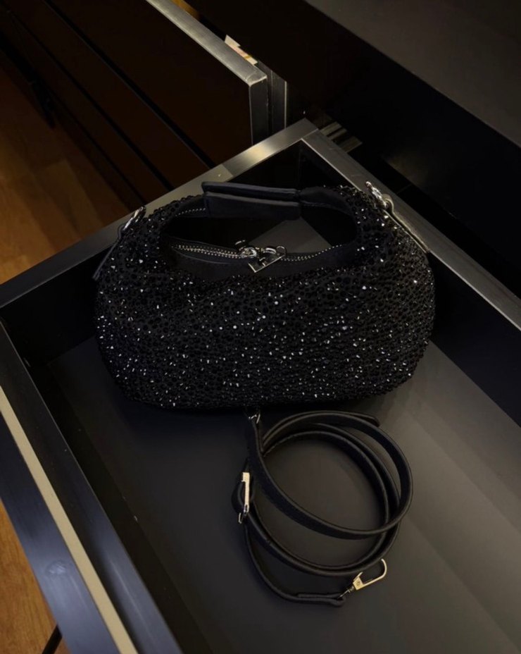 Taşlı Beymen çanta - Görsel 3