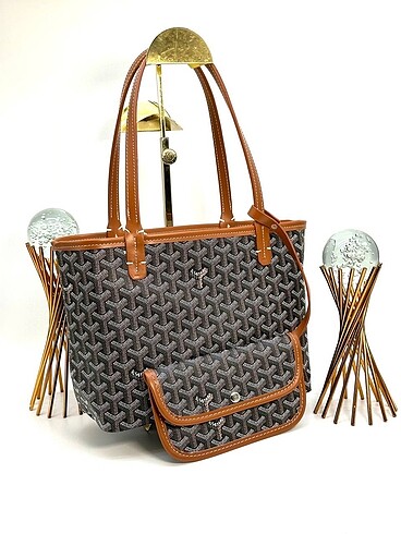 Goyard Style Yavrulu Kol Çantası