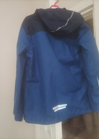 Mavi Erkek Fermuarlı Yağmurluk - Görsel 2