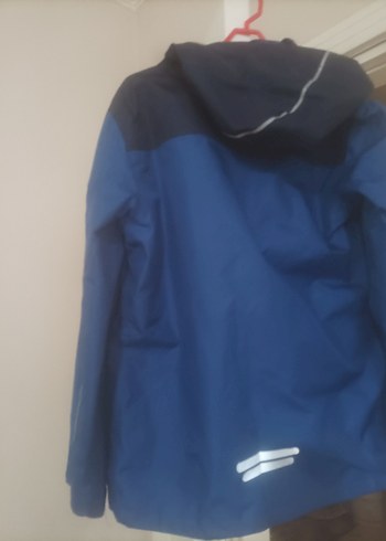 Mavi Erkek Fermuarlı Yağmurluk - Görsel 6