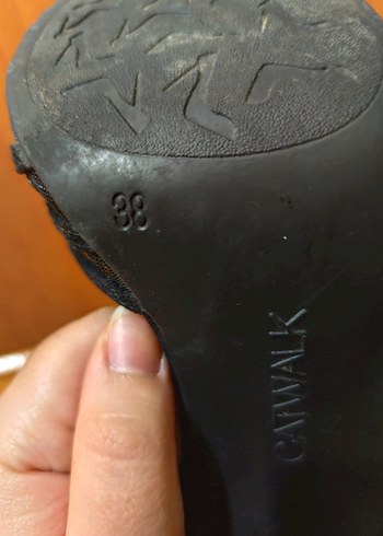 Siyah Yüksek Topuklu Kadın Ayakkabı - Görsel 5