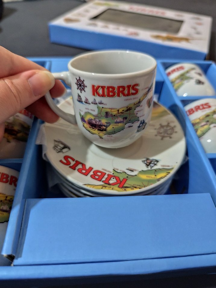 Kıbrıs Temalı Fincan Seti - Görsel 2