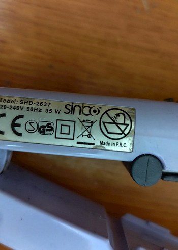 sinbo saç düzleştirici - Görsel 4