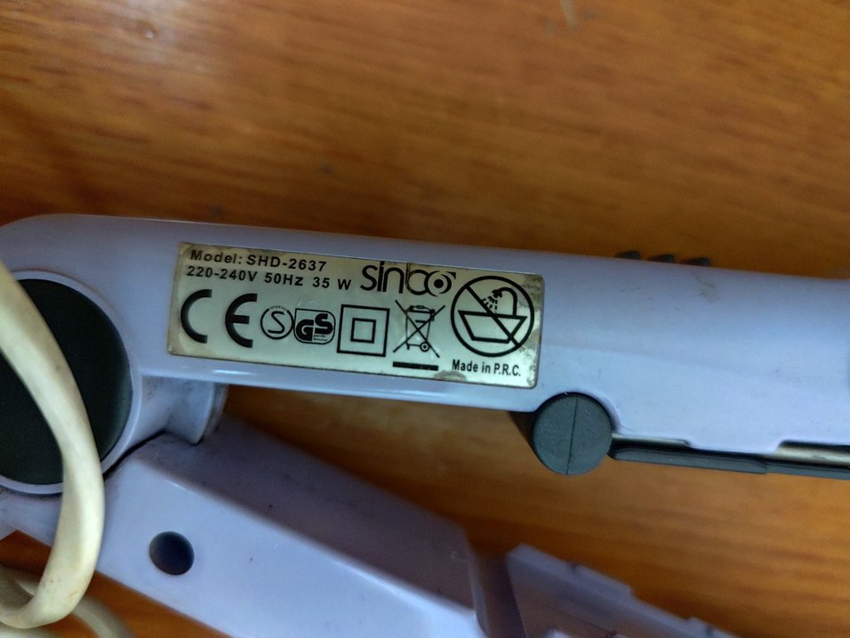 sinbo saç düzleştirici - Görsel 4