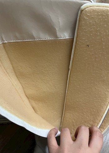 Kadın bej Deri Bağcıklı Diz Boyu Bot - Görsel 3