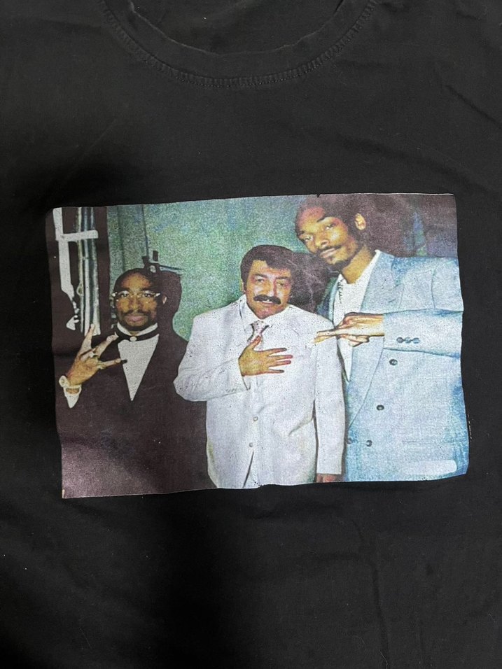 Siyah Baskılı Tişört - Görsel 2