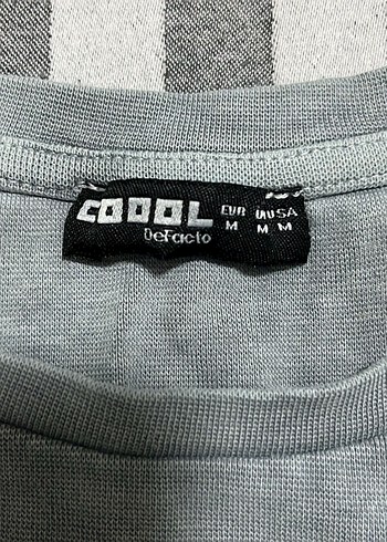 Gri Batik Desenli Kısa Kollu Kadın Tişört - Görsel 3