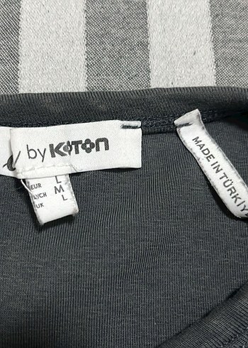 kadın Siyah Baskılı Street Wear Tişört - Görsel 4