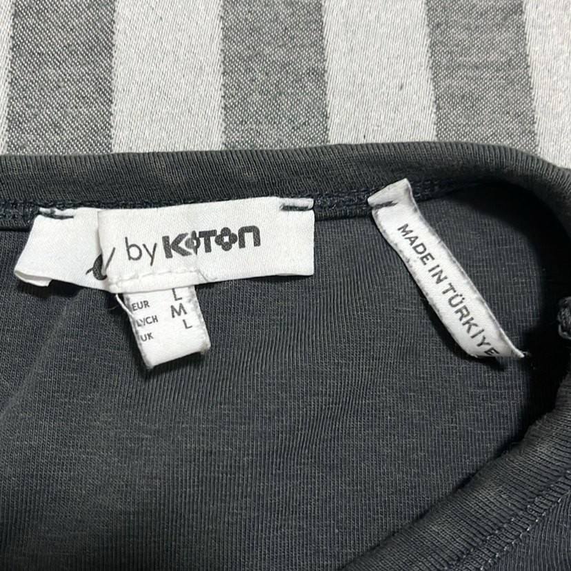 kadın Siyah Baskılı Street Wear Tişört - Görsel 4