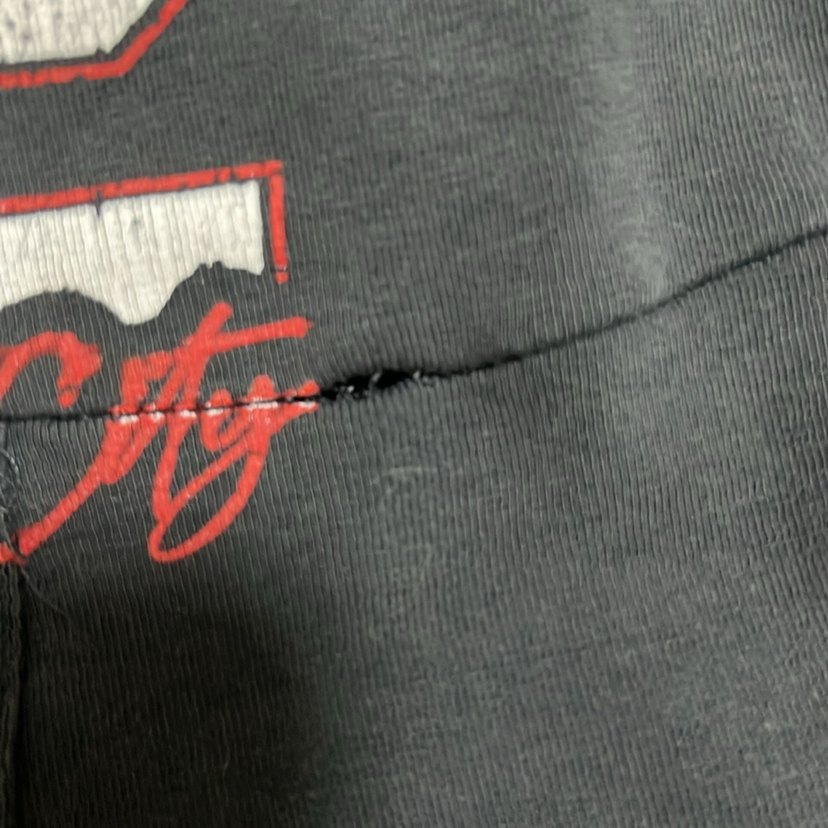 kadın Siyah Baskılı Street Wear Tişört - Görsel 5